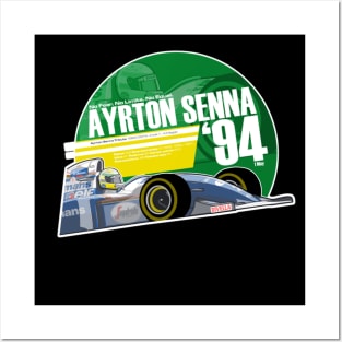 Ayrton Senna 1994 Tribute Posters and Art